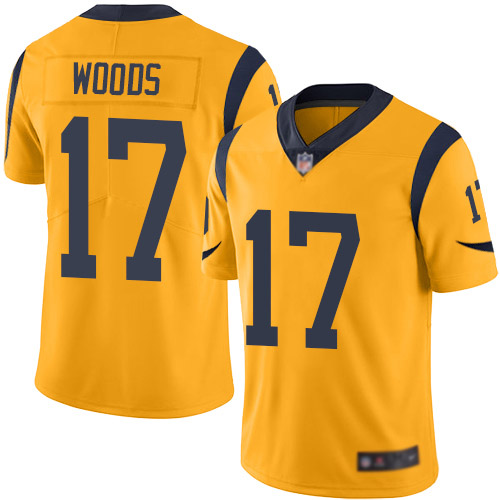 Los Angeles Rams Limited Gold Men Robert Woods Jersey NFL Football 17 Rush Vapor Untouchable